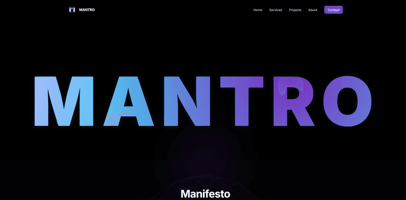 MANTRO — Modern Next.js App